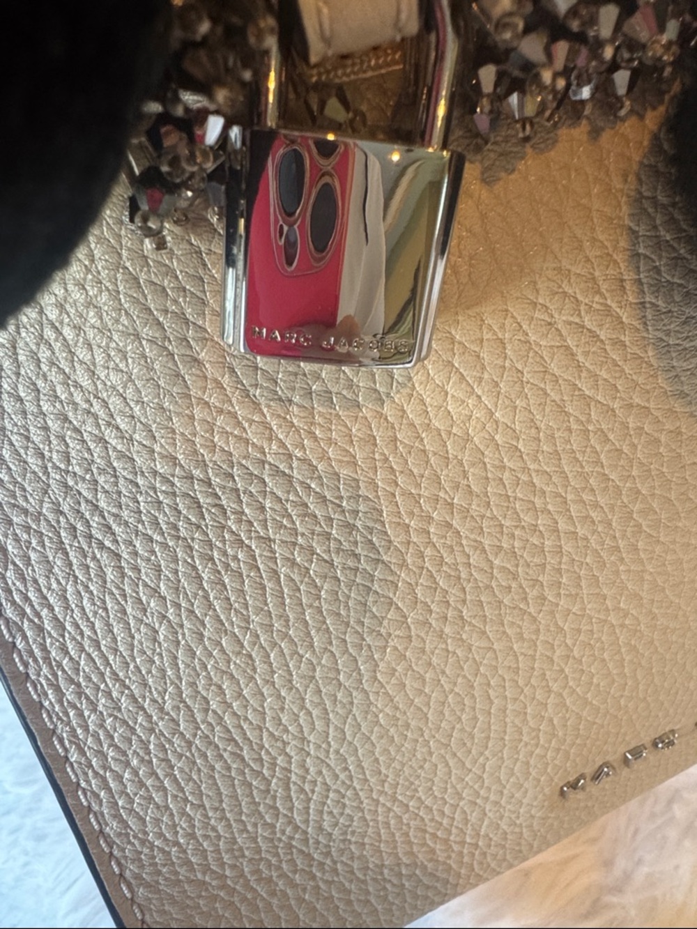 Marc Jacobs beads, and pom-pom Crossbody - Picture 3 of 11